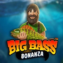 Big Bass Bonanza slot logo by Pragmatic Play at Kiekka CasinoBig Bass Bonanza