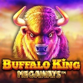 Buffalo King Megaways logo by Pragmatic Play at Kiekka Casino