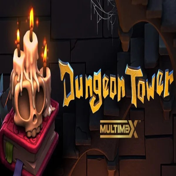 Dungeon Tower slot logo by Peter & Sons at Kiekka CasinoDungeon Tower