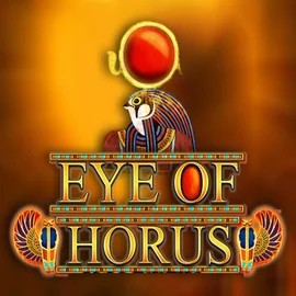 Slots logo of Eye of Horus from RTG (Reel Time Gaming) at Kiekka Casino