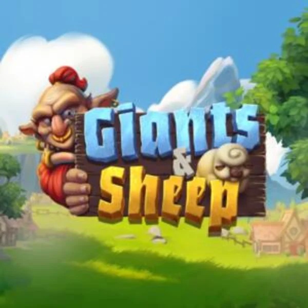 Logo of Giants and Sheep from Relax Gaming at Kiekka Casino
