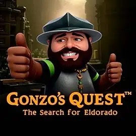 Gonzo's Quest logo by NetEnt at Kiekka CasinoGonzo's Quest