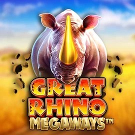 Official Slots logo: Great Rhino Megaways by Pragmatic Play at Kiekka Casino