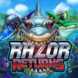Logo of Razor Returns from Push Gaming at Kiekka Casino