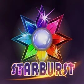 Starburst game by NetEnt – logo hosted on Kiekka Casino