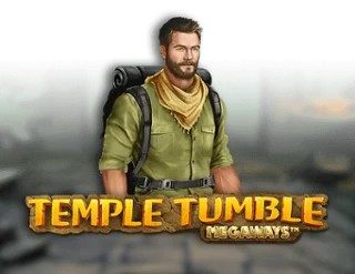 Logo of Temple Tumble from Relax Gaming at Kiekka Casino